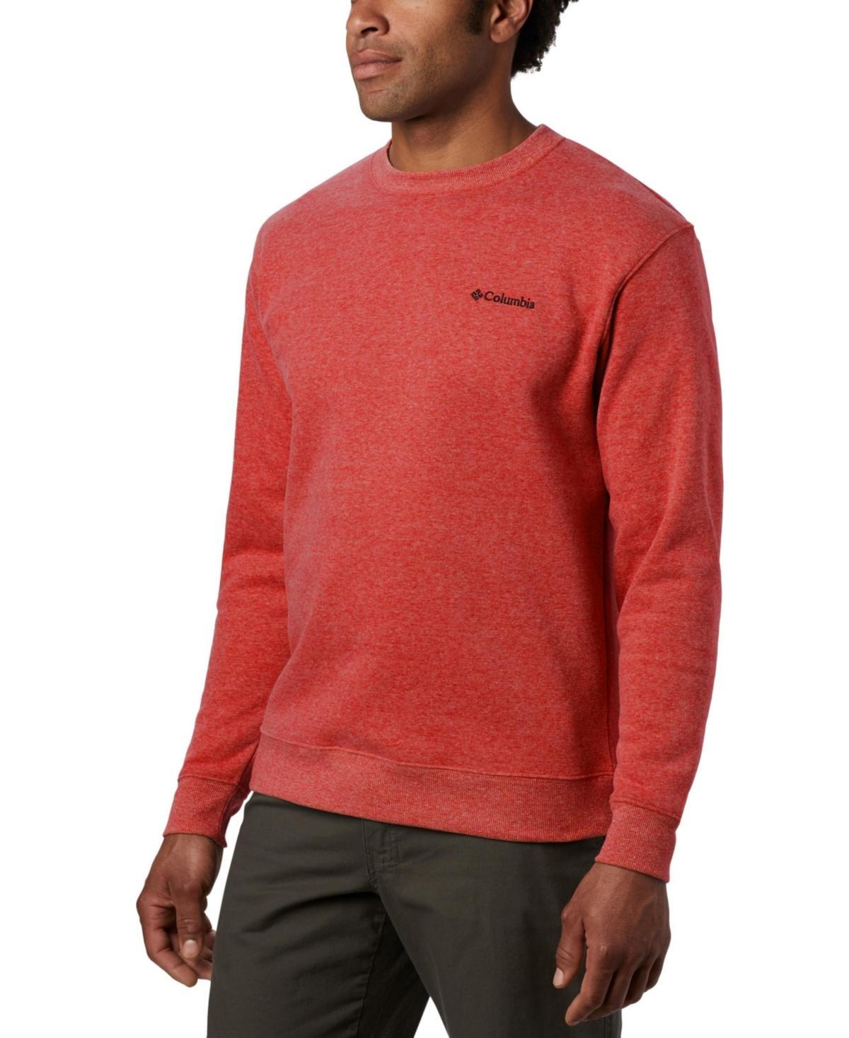 Mens Columbia Hart Mountain II Crewneck Pullover Blue Product Image