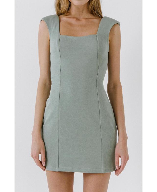 Endless Rose Sleeveless Body-Con Minidress in White at Nordstrom, Size Large Product Image