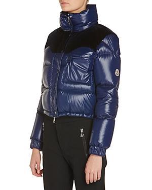 Moncler Narmada Mixed Media Down Puffer Jacket Product Image