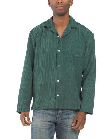 Corduroy Shirt for Men | Polyester Product Image