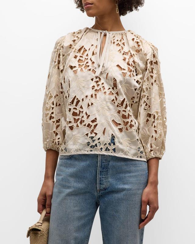 Womens Mikayla Cut-Out Blouse Product Image