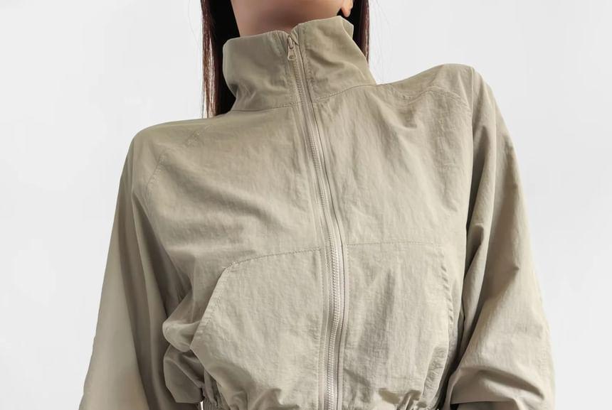 Plain Zip Jacket Product Image