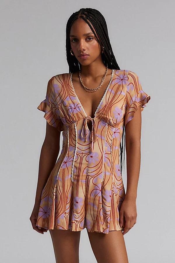 Kimchi Blue Thalia Open Back Romper Womens at Urban Outfitters Product Image