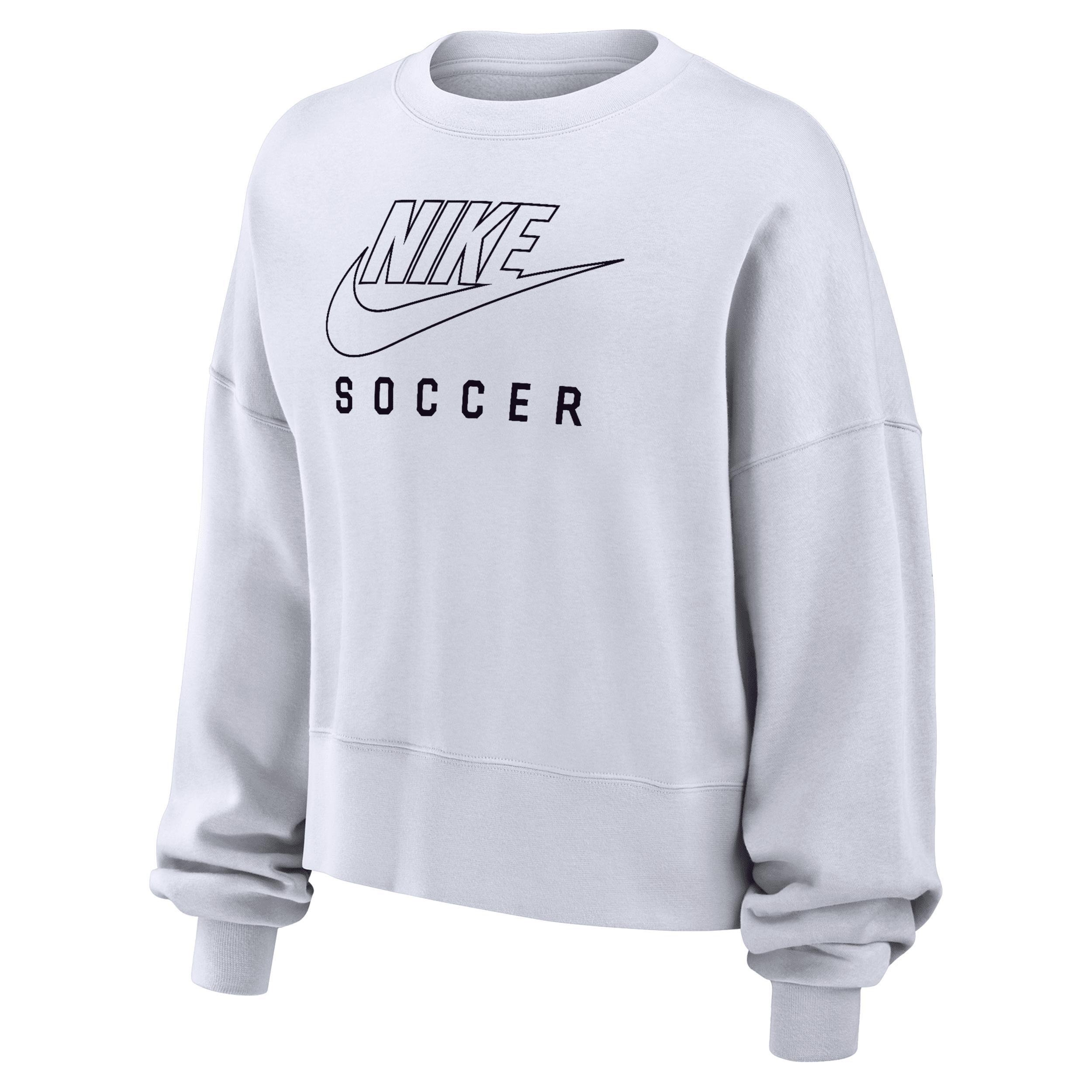 Nike Womens Phoenix Fleece Soccer Crew-Neck Sweatshirt product image