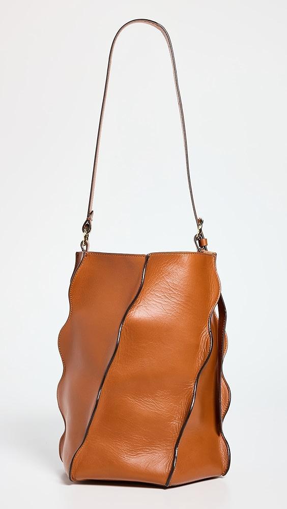 Ulla Johnson Adria Pleated Wave Bucket Bag | Shopbop Product Image