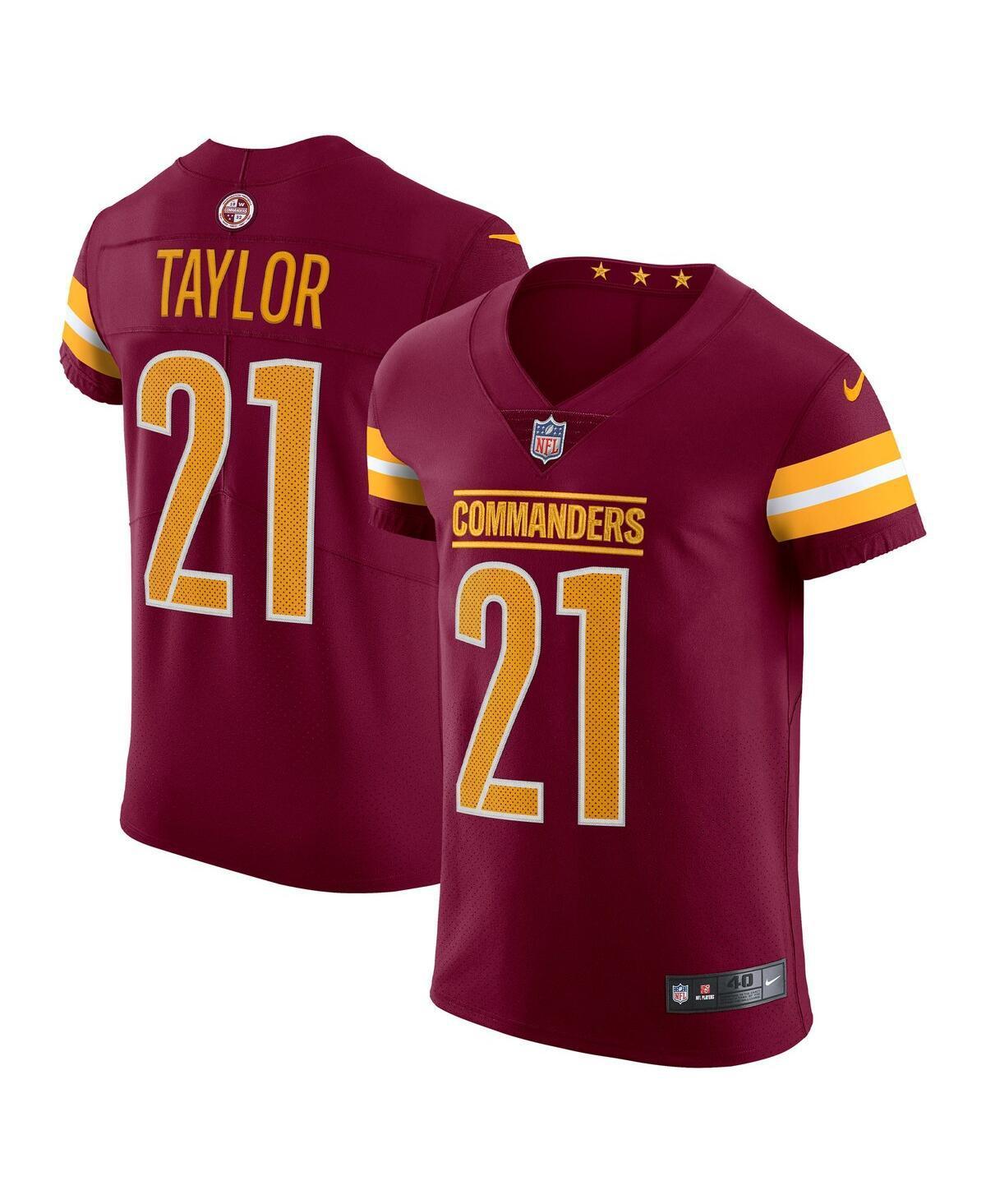 Mens Nike Sean Taylor Burgundy Washington Commanders Vapor Elite Retired Player Jersey Product Image