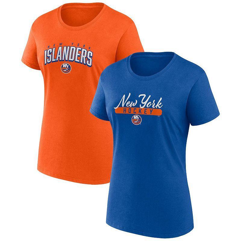 Womens Fanatics Royal New York Islanders Two-Pack Fan T-shirt Set - Royal Product Image