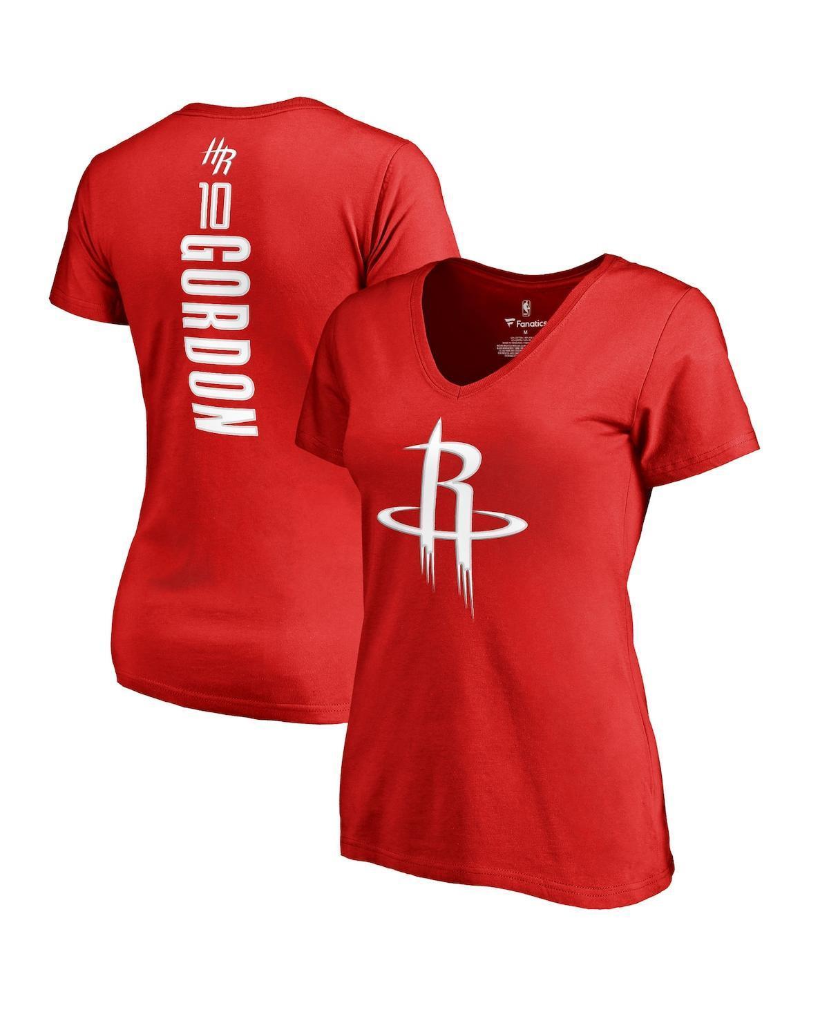 Womens Fanatics Branded Eric Gordon Houston Rockets Backer Classic Fit Name & Number V-Neck T-Shirt Product Image