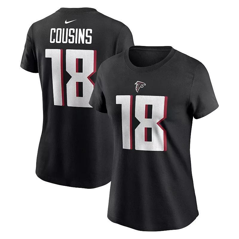 Womens Nike Kirk Cousins Atlanta Falcons Player Name & Number T-Shirt Product Image