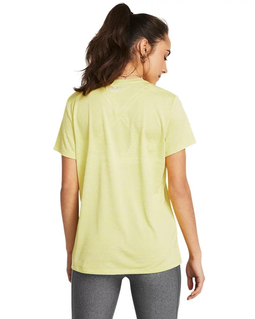 Women's UA Tech™ Jacquard Short Sleeve Product Image