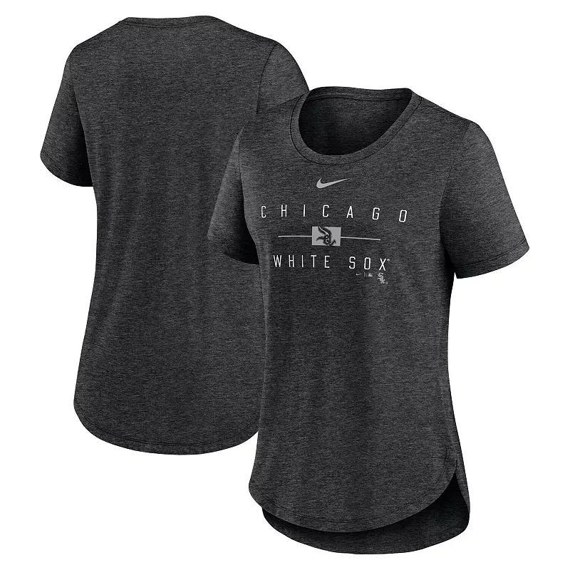 Womens Nike Tampa Bay Rays Big Swoosh Tri-Blend Scoop Neck T-Shirt Product Image