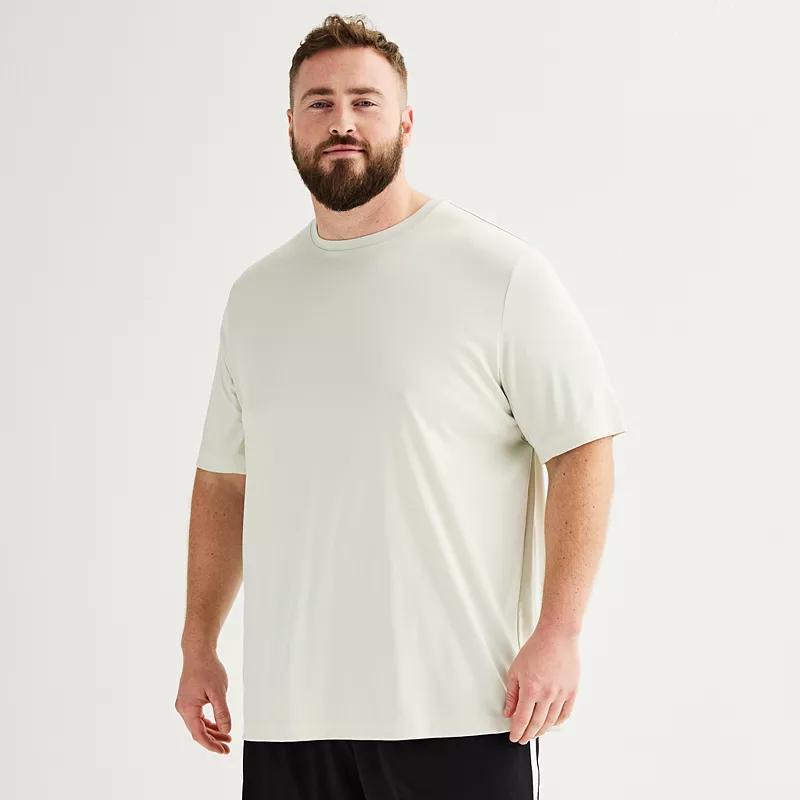 Big & Tall Tek Gear Dry Tek Tee, Mens Black Product Image