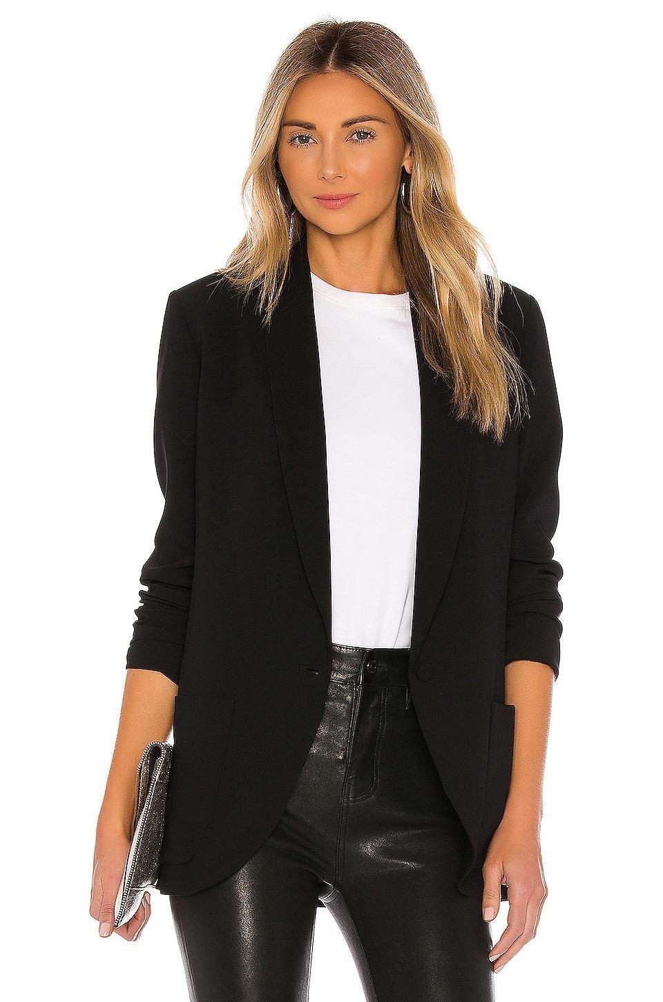 Shawl Collar Blazer Amanda Uprichard Product Image