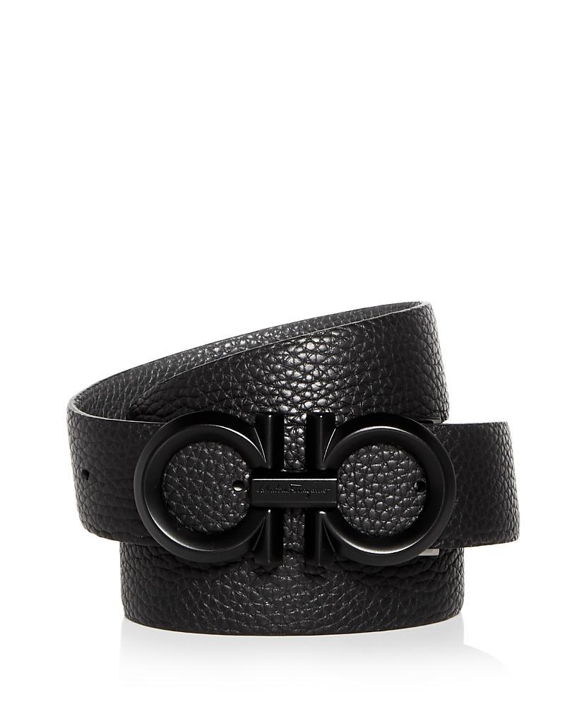 Mens Logo Cut-to-Size Reversible Leather Belt Product Image