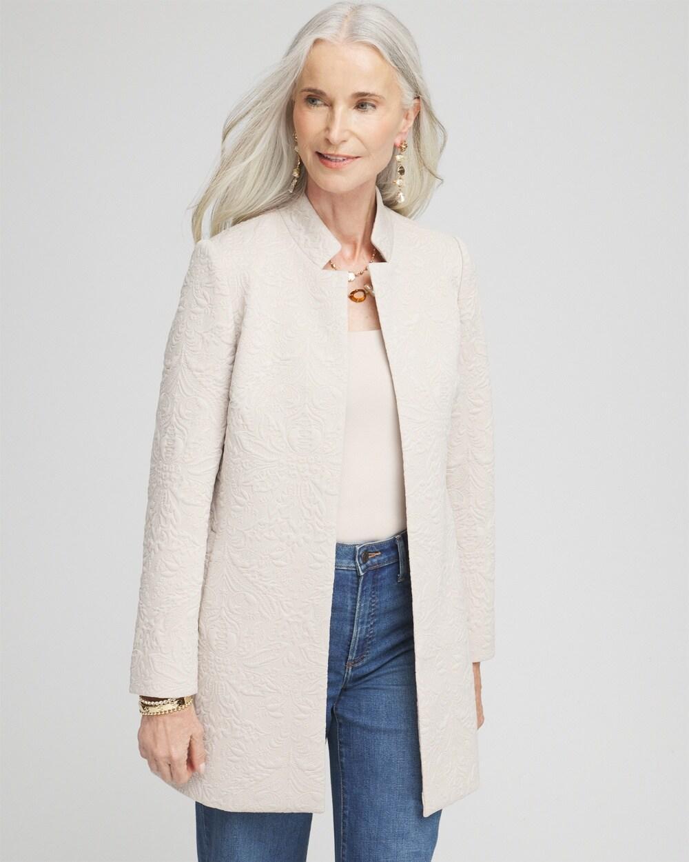 Women's Petite Jacquard Jacket product image