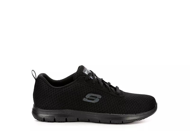 Skechers Womens Work Relaxed Fit: Ghenter - Bronaugh Slip Resistant Athletic Work Sneakers from Finish Line Product Image