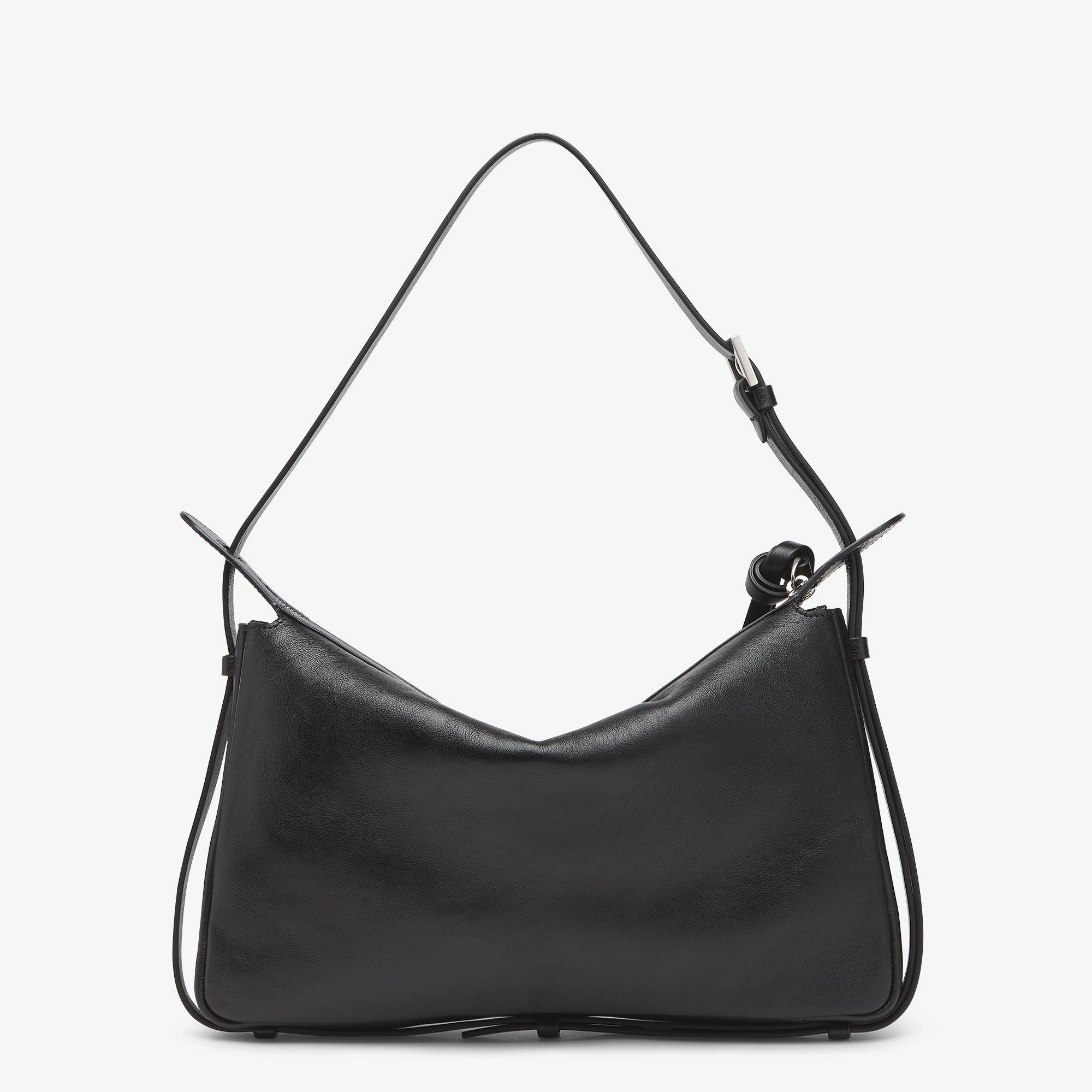 Simply Fendi MediumBlack leather bag Product Image