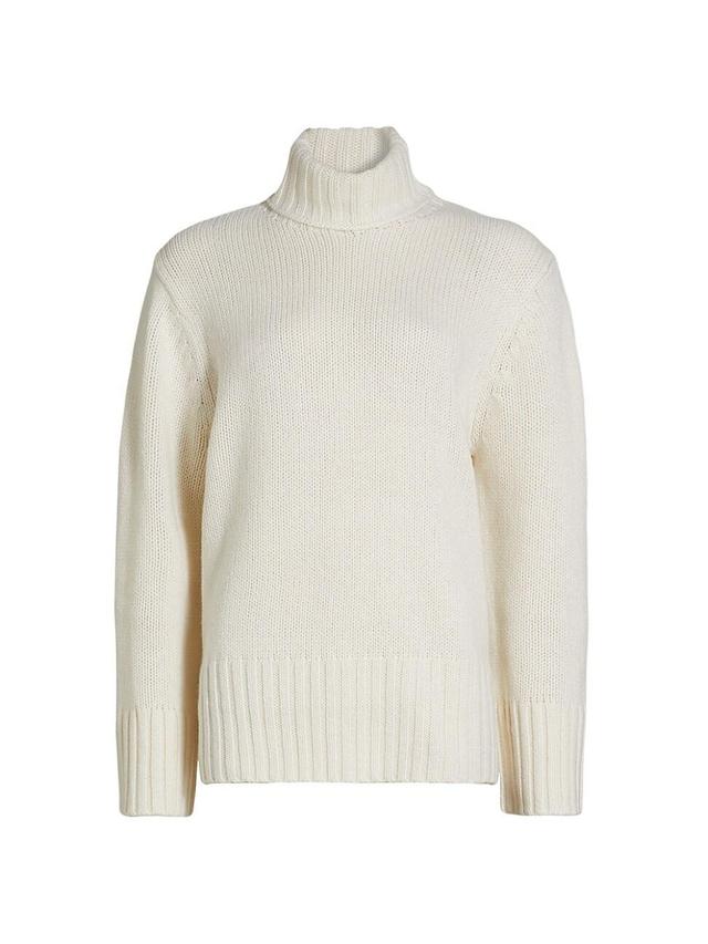 Womens Cashmere Jet Turtleneck Sweater Product Image