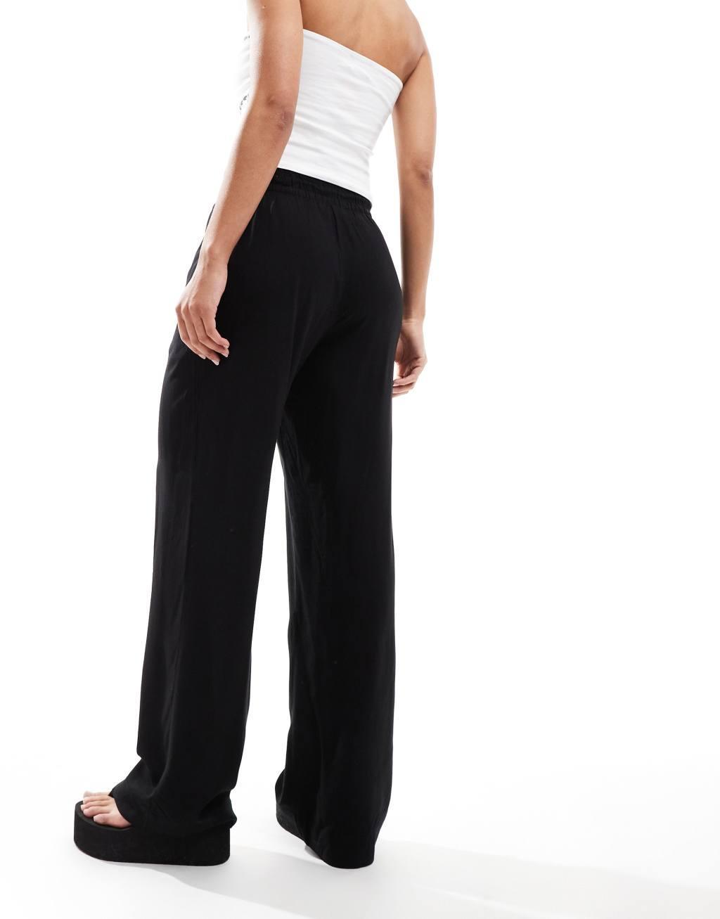 Monki drawstring waist pants Product Image