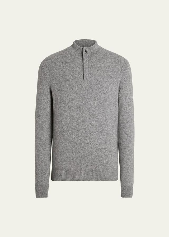 Mens Oasi Cashmere Quarter-Zip Sweater Product Image