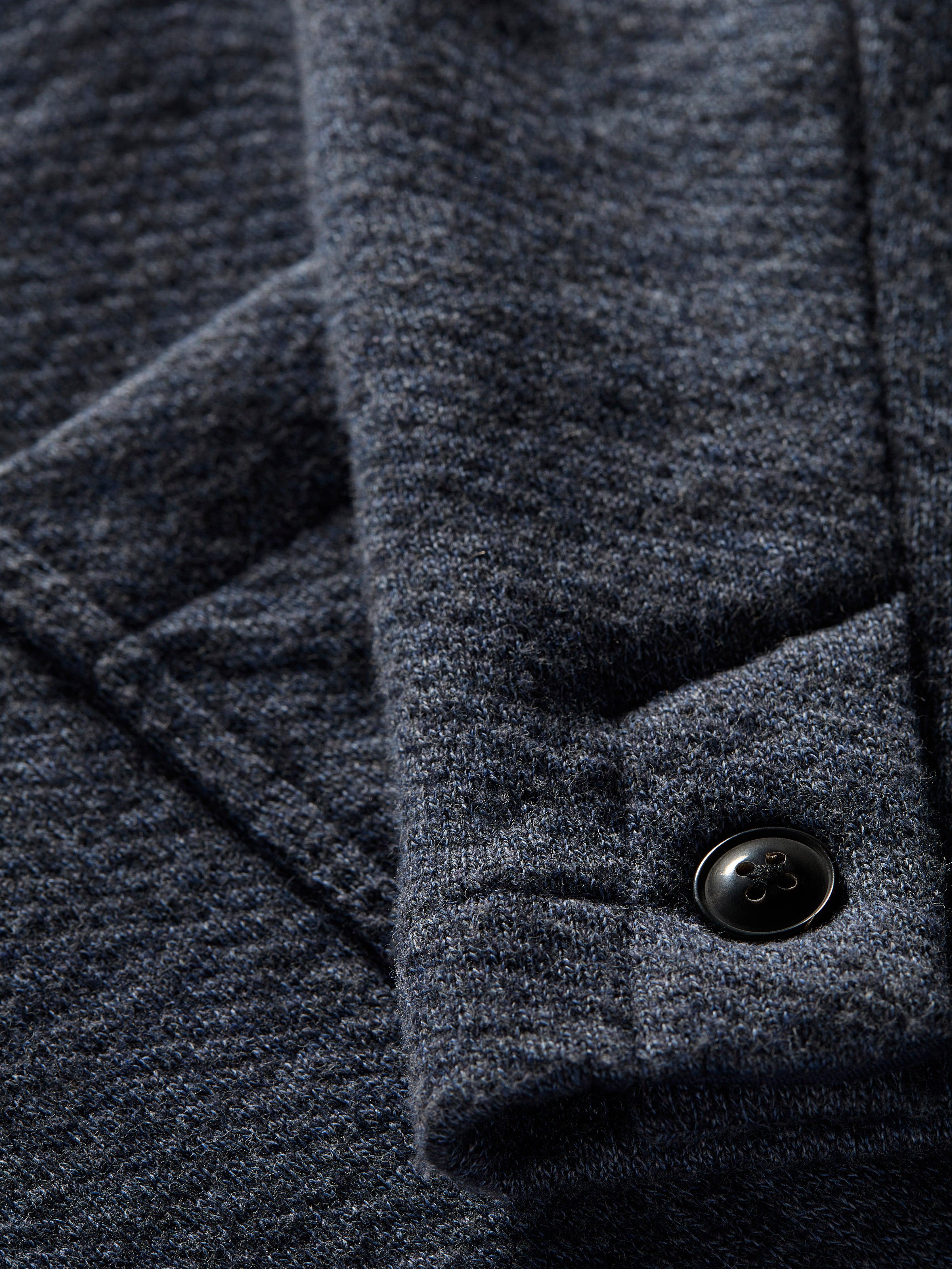 Inlet Knit Blazer - Deep Navy Melange Product Image