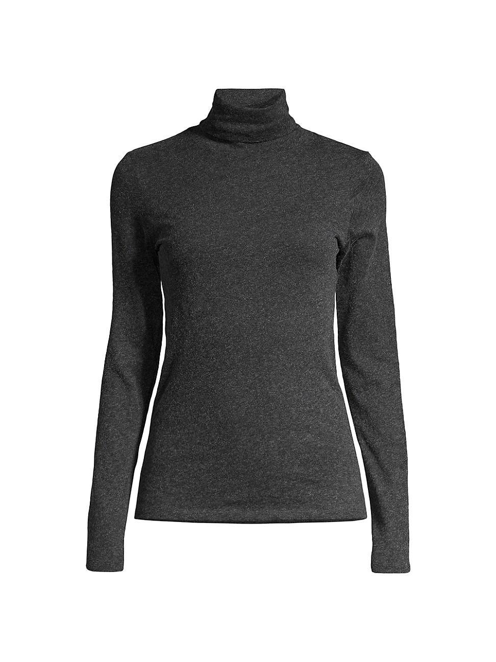 Womens Turtleneck Pullover Top Product Image