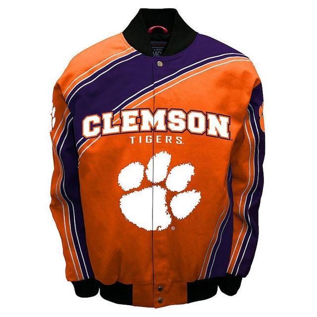 Mens Franchise Club Clemson Tigers Warrior Twill Jacket Product Image