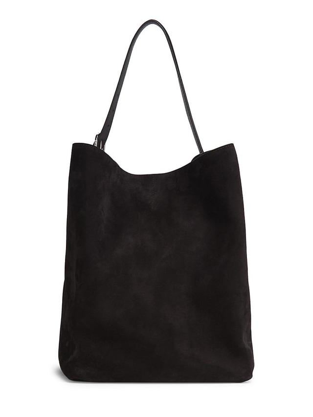 Womens Suede Belted Tote Product Image