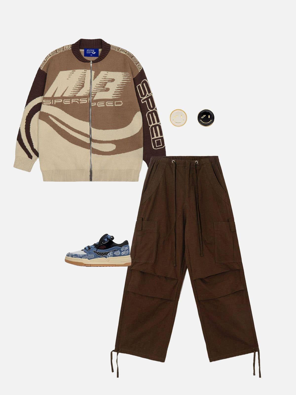 【Pre-order】Aelfric Eden Vintage Pleated Baggy Cargo Pants Product Image