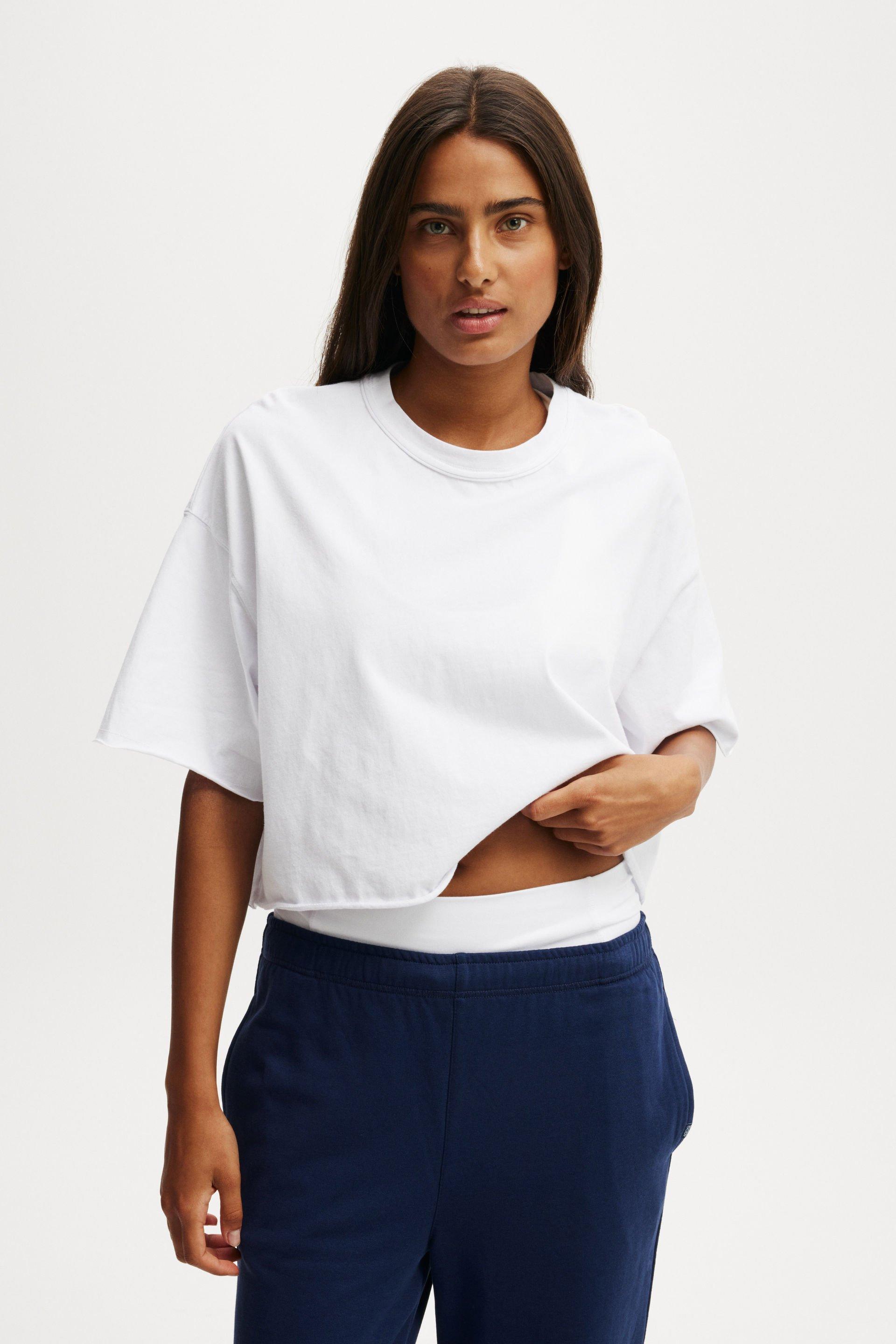 Active Relaxed Cropped Tshirt Product Image