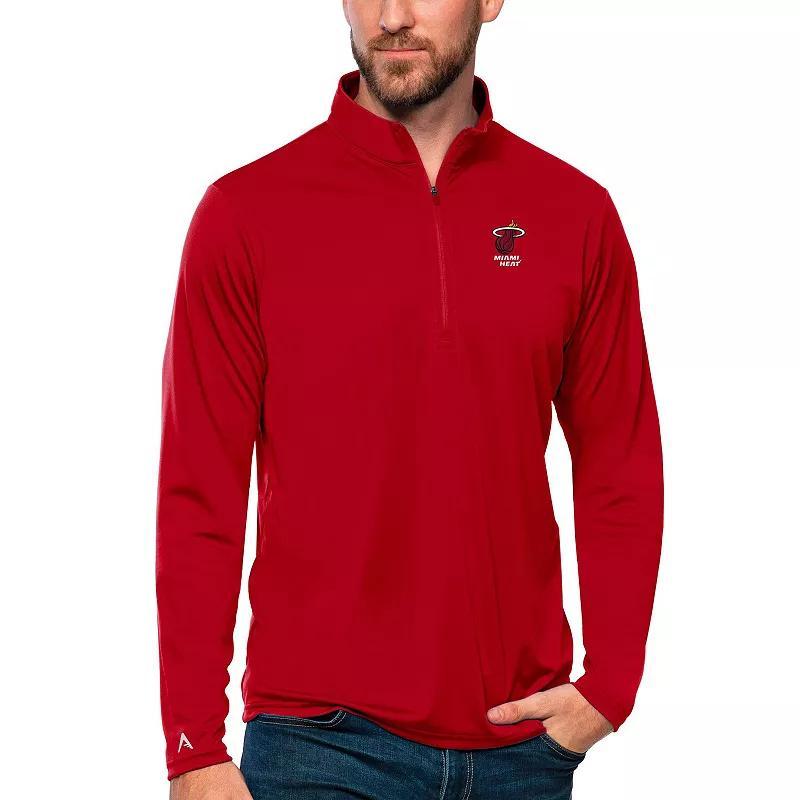 Mens Antigua Indiana Pacers Tribute Quarter-Zip Pullover Top Product Image