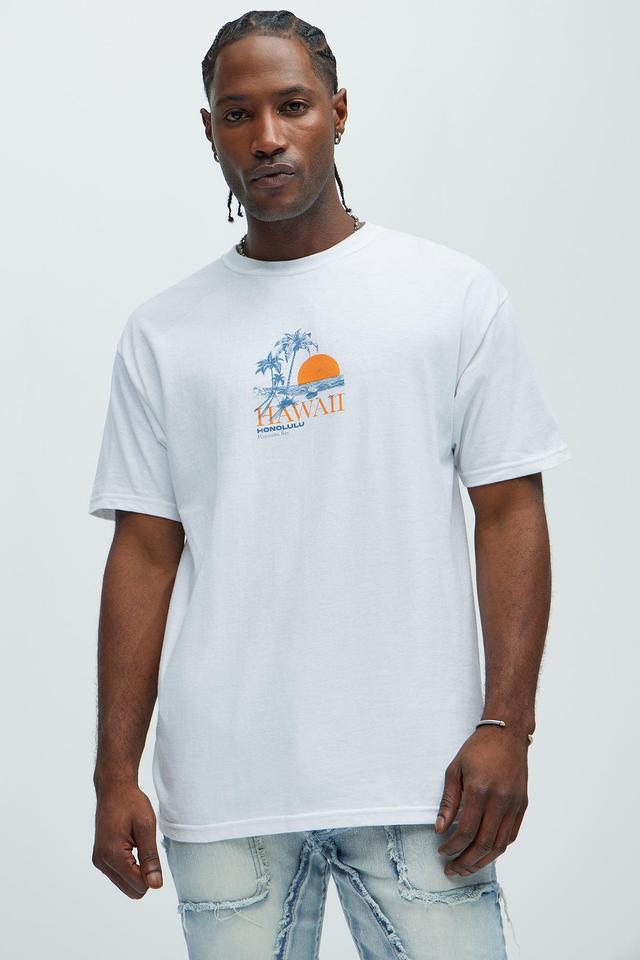 Hawaii Honolulu Short Sleeve Tee - White Product Image