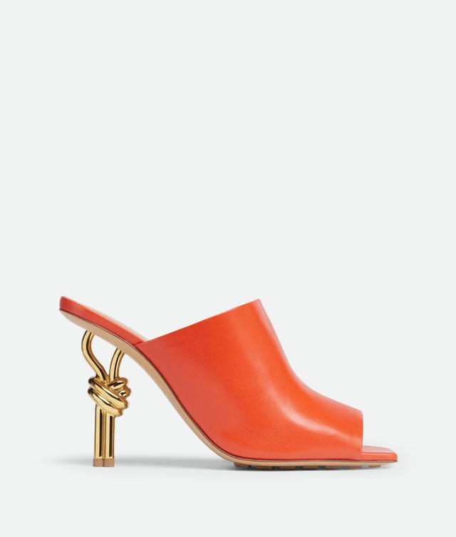 Women's Knot Sandal in New orange Product Image