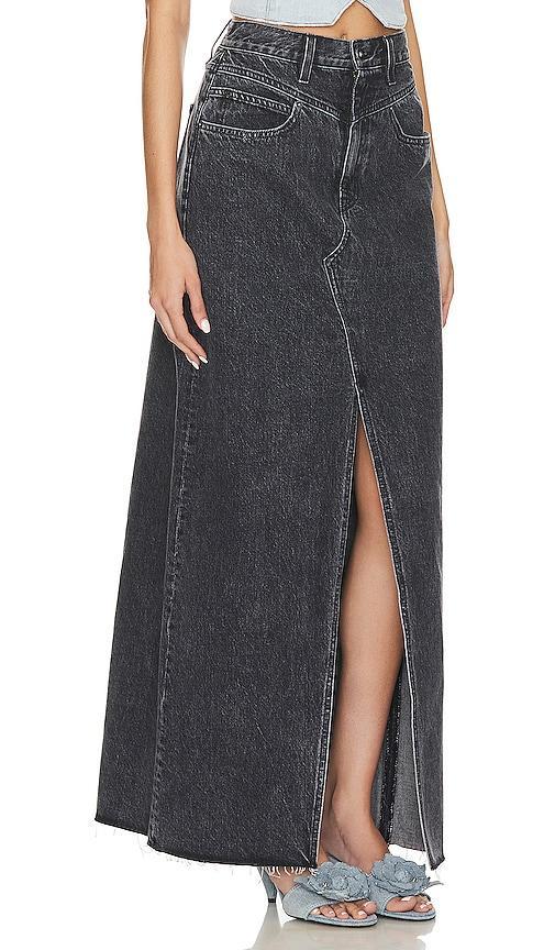 Womens Dallas Double Yoke Denim Maxi Skirt product image