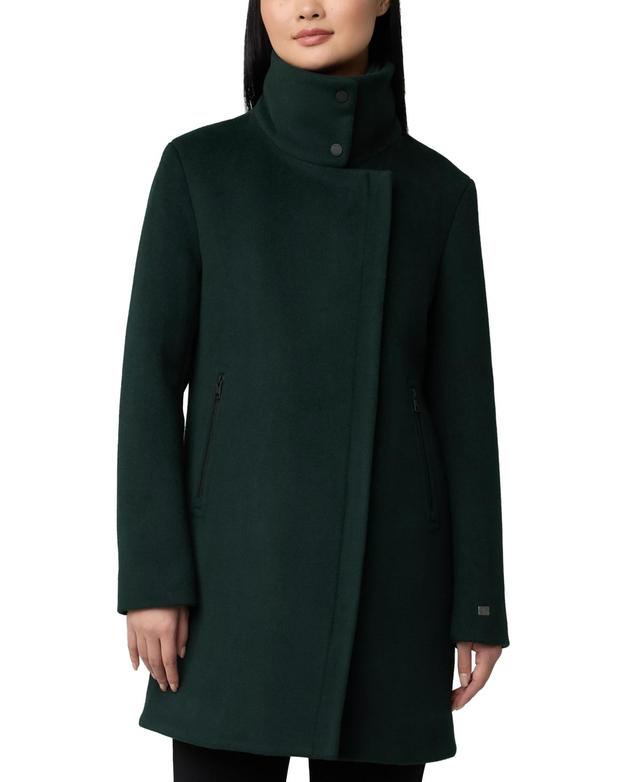 Womens Abbi Wool Straight-Fit Coat Product Image