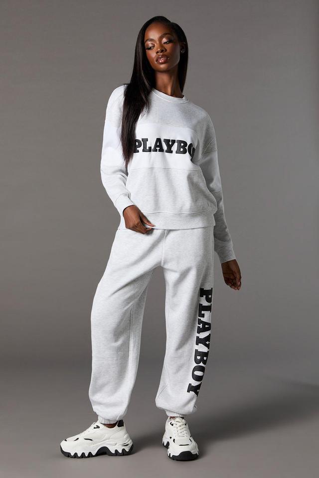 Playboy Graphic Fleece Jogger Female Product Image