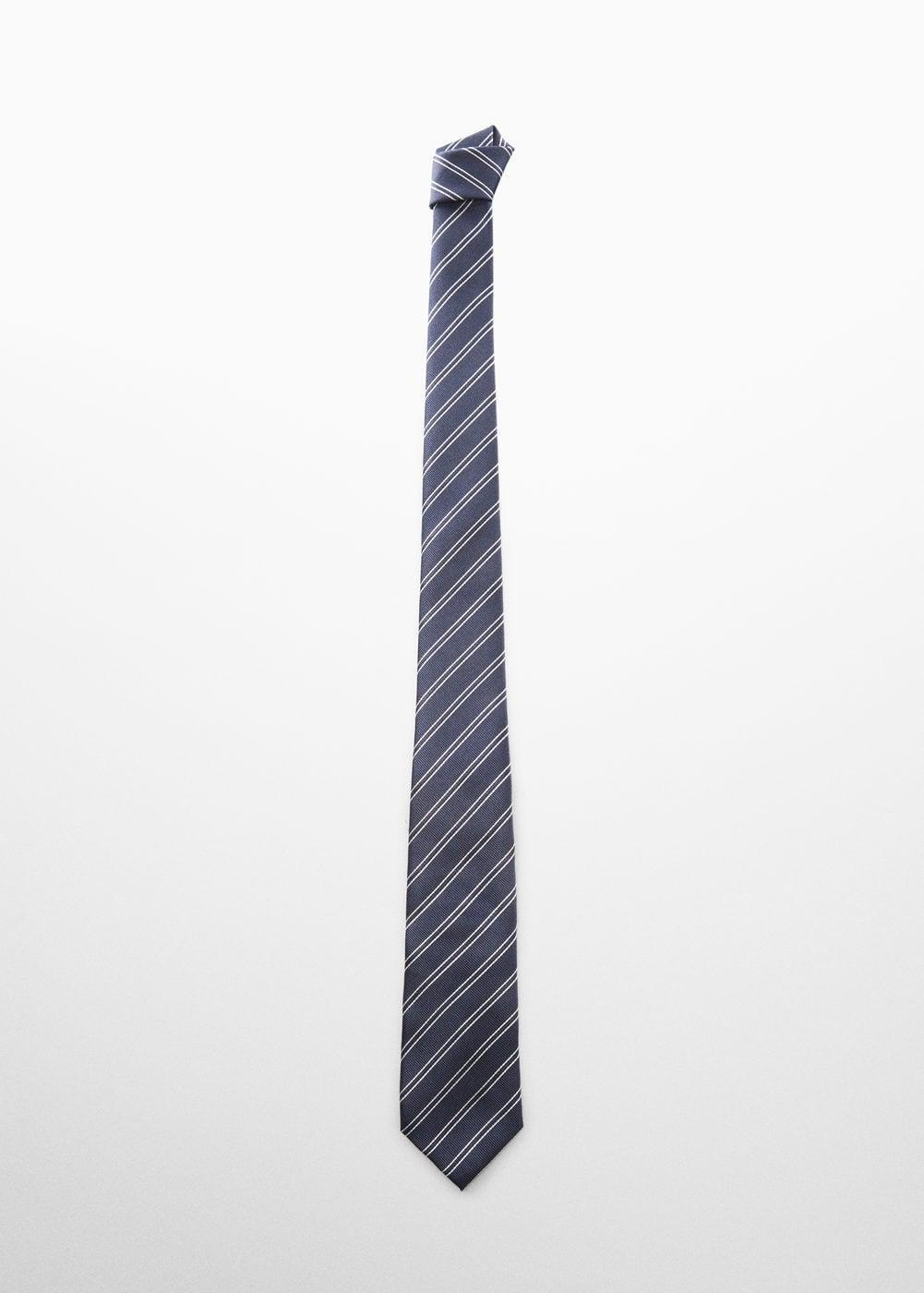 MANGO MAN - Stain-resistant striped tie - One size - Men Product Image