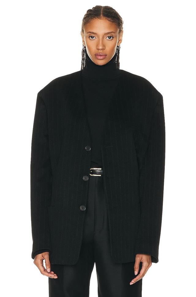 The Row Torania Jacket in Black Product Image