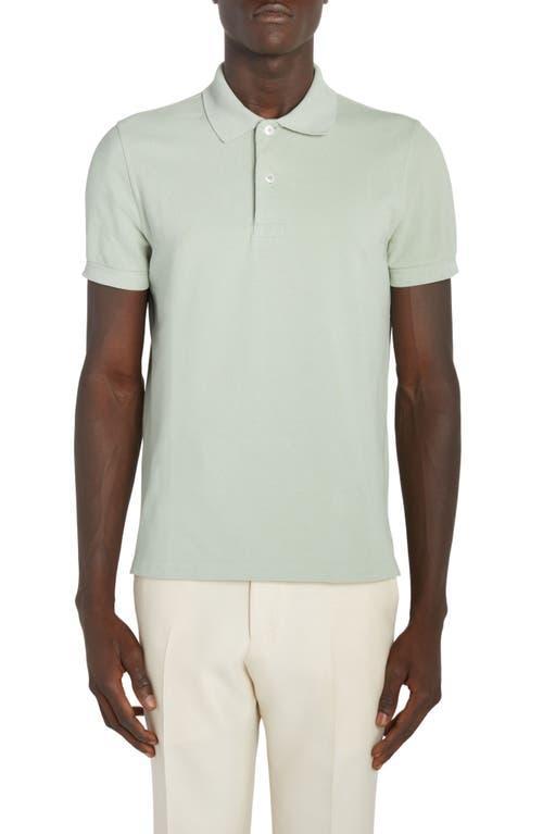 TOM FORD Short Sleeve Cotton Piqu Polo Product Image