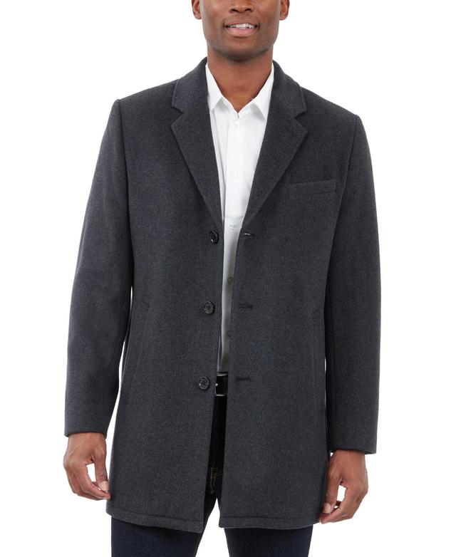 Michael Kors Mens Wool-Blend Car Coat Product Image