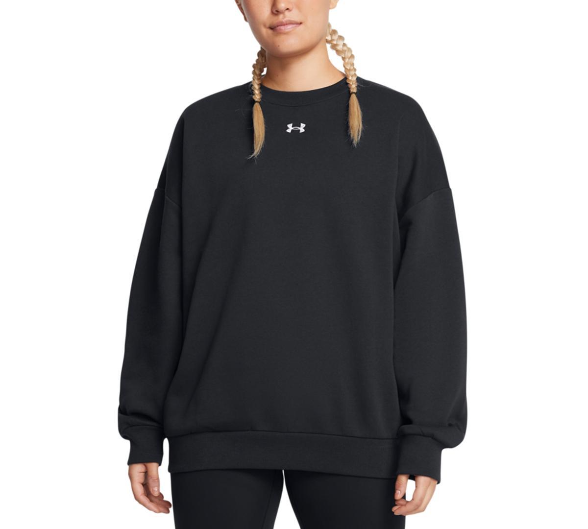 Under Armour Womens Rival Oversized Sweatshirt Product Image