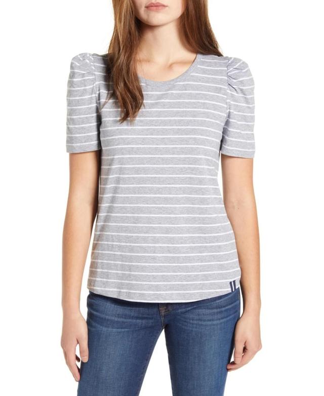 Court & Rowe Stripe Puff Sleeve Tee Product Image