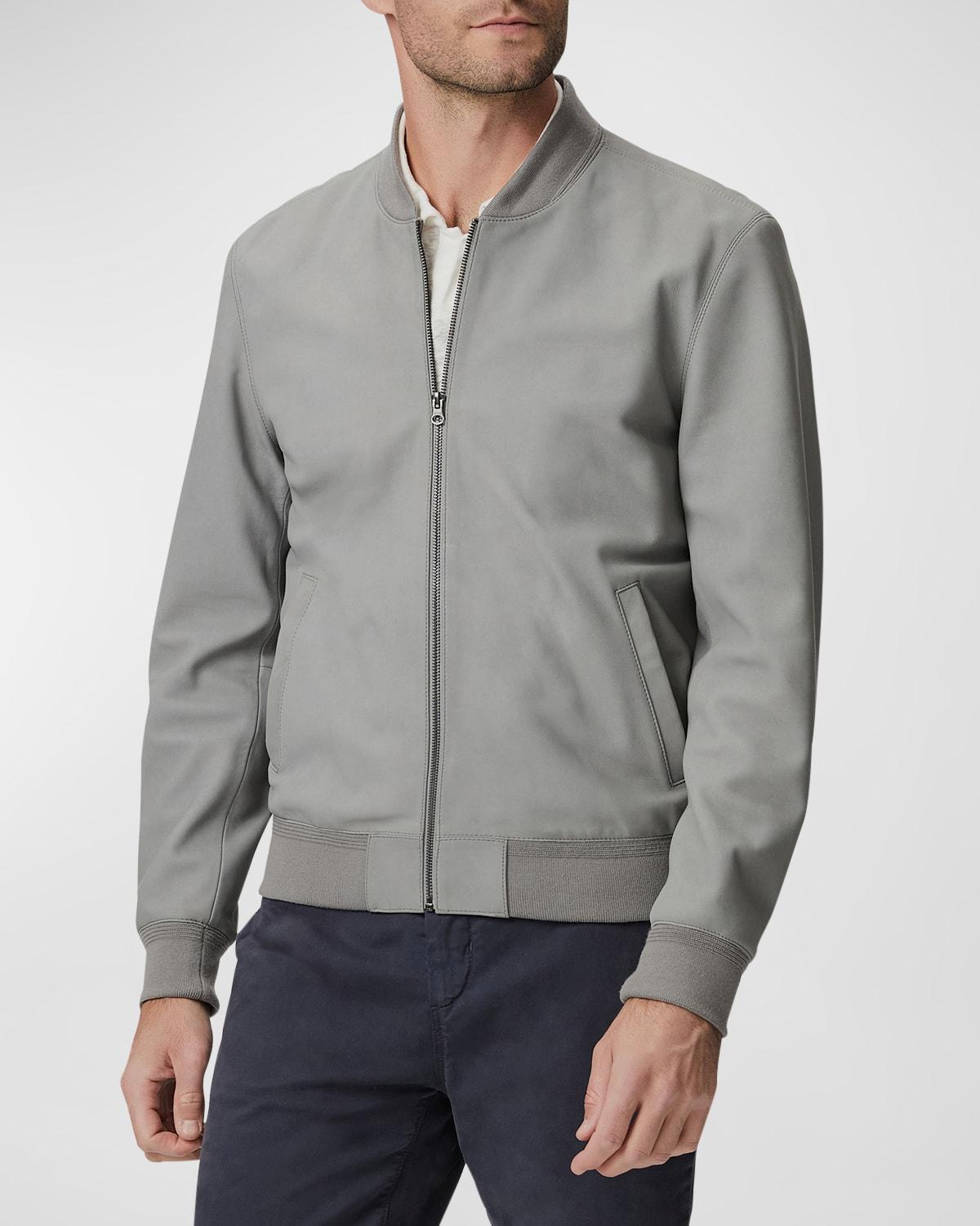 Mens Corvin Suede Bomber Jacket Product Image