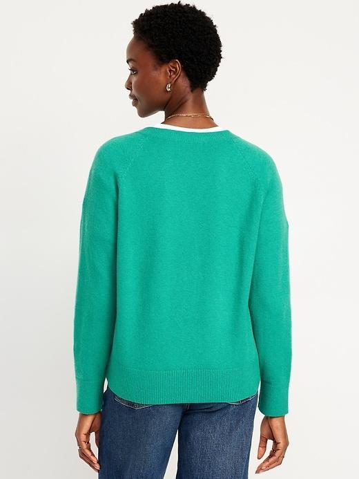 SoSoft Loose V-Neck Sweater Product Image