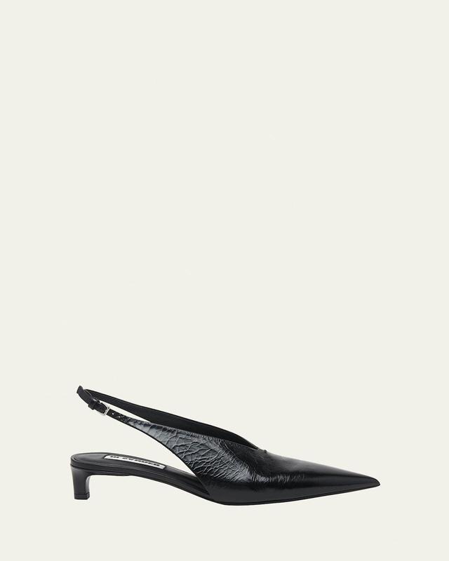 Calfskin Slingback Ballerina Pumps Product Image