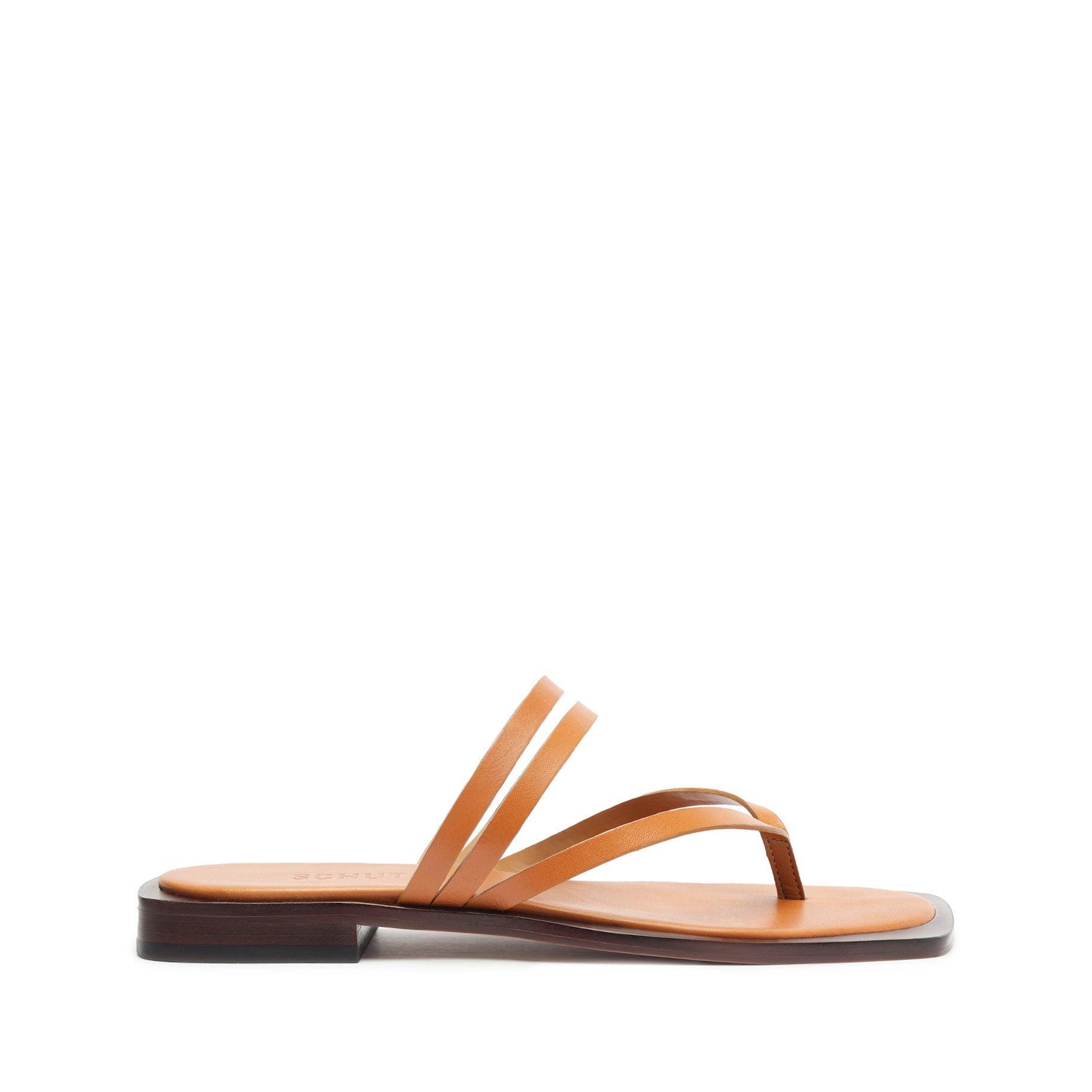 Rania Leather Flat Sandal Female Product Image