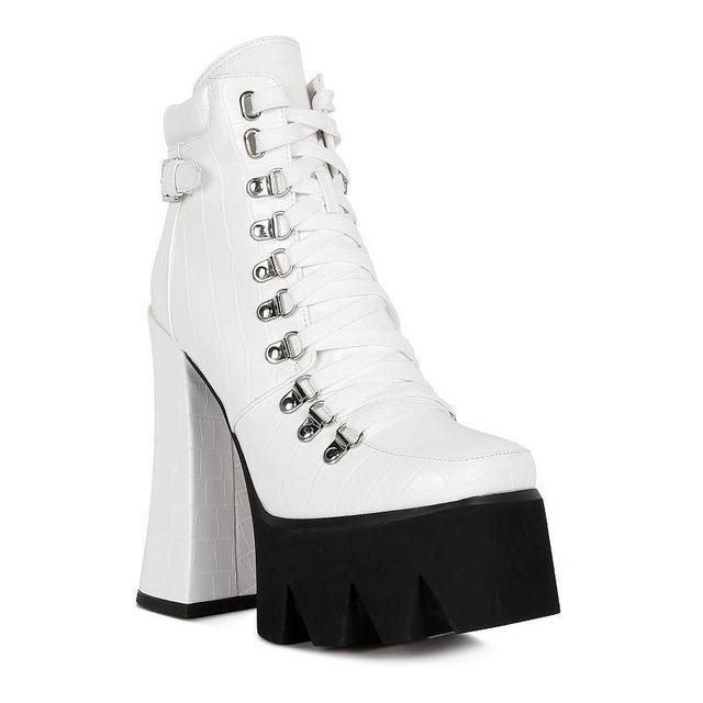 London Rag Boogie Womens Platform Ankle Boots Product Image