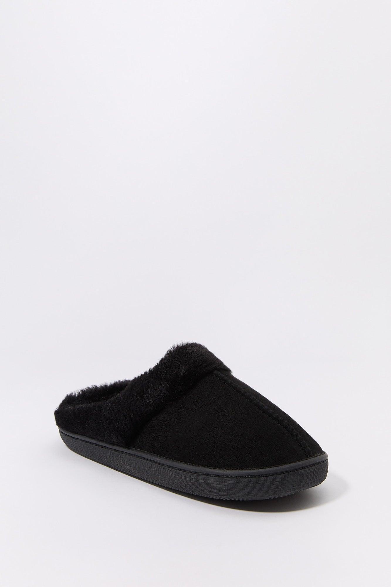 Faux Fur & Suede Slipper Male Product Image