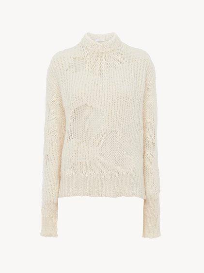 Generous mock-neck sweater Product Image