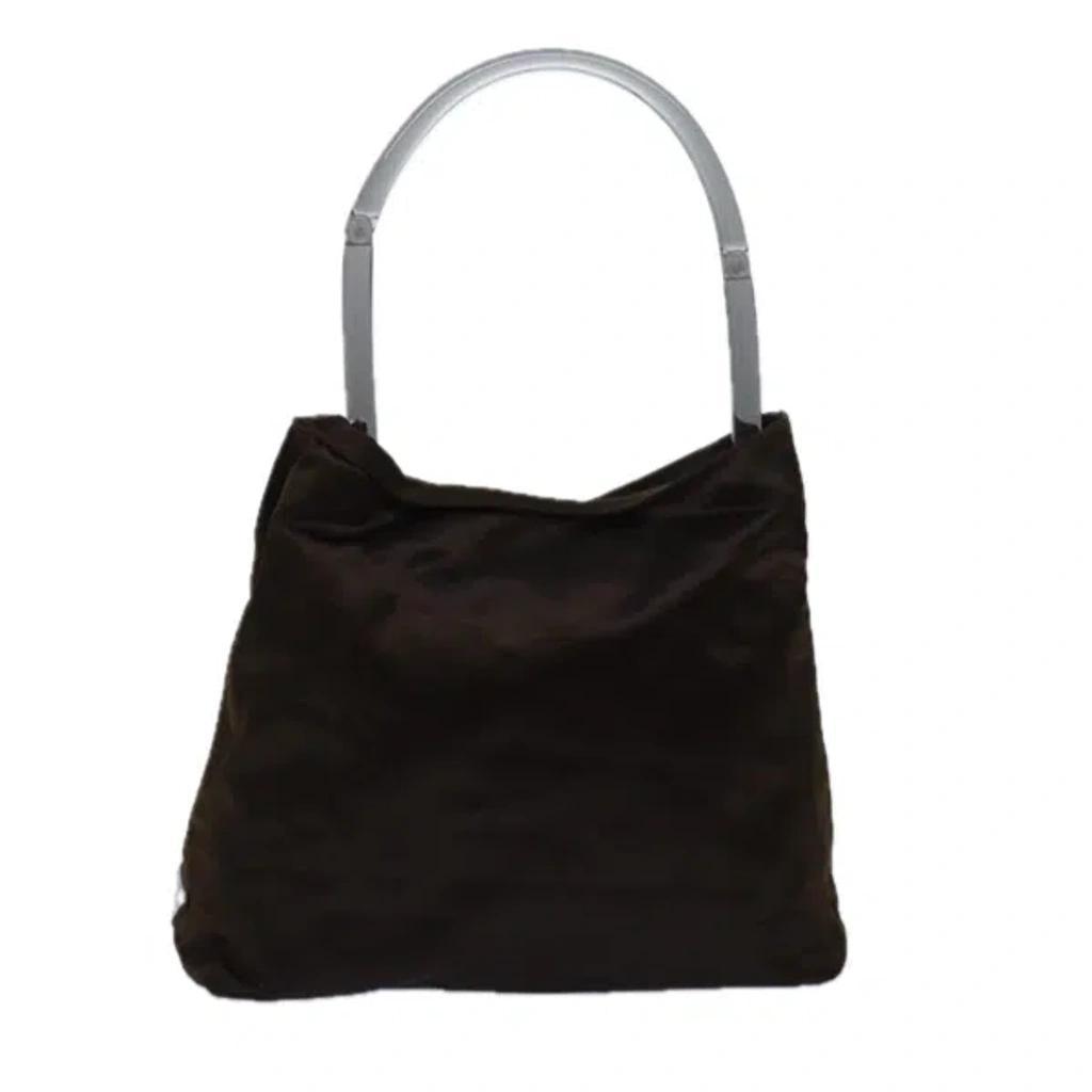 -- Brown Synthetic Tote Bag () Product Image